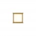 Sieninis / lubinis šviestuvas ICE CUBIC NATURAL BRASS 3405